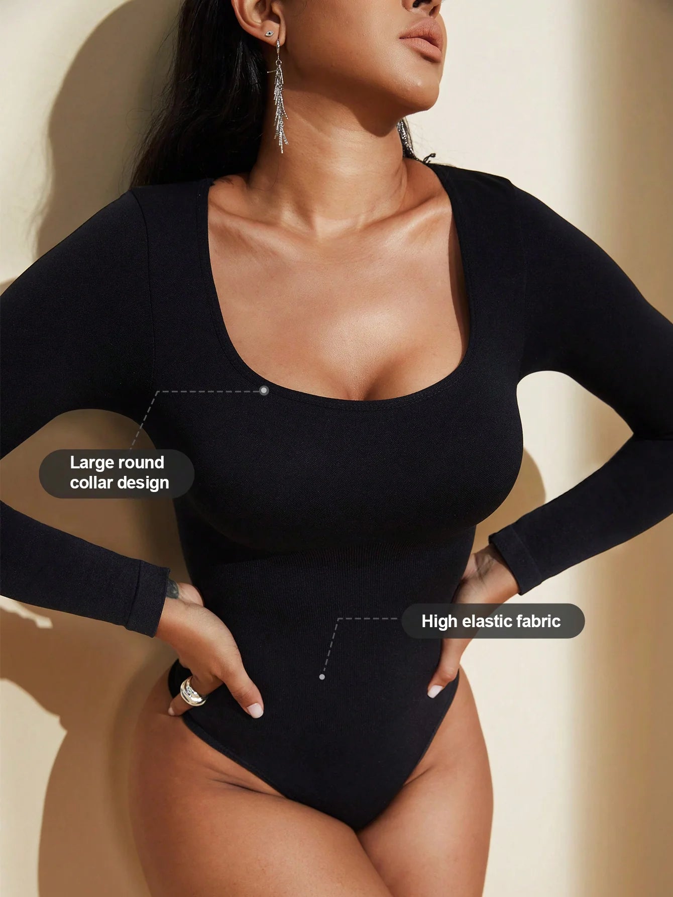 Lurixify SoftSupport™ Long Sleeve Bodysuit